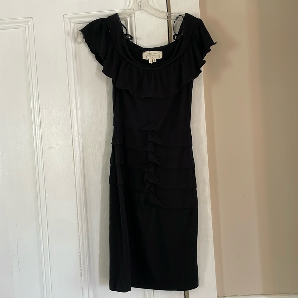 Nicole Miller Artelier black dress